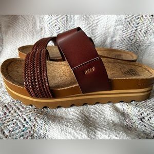 Reef sandals. Never worn. Size 8